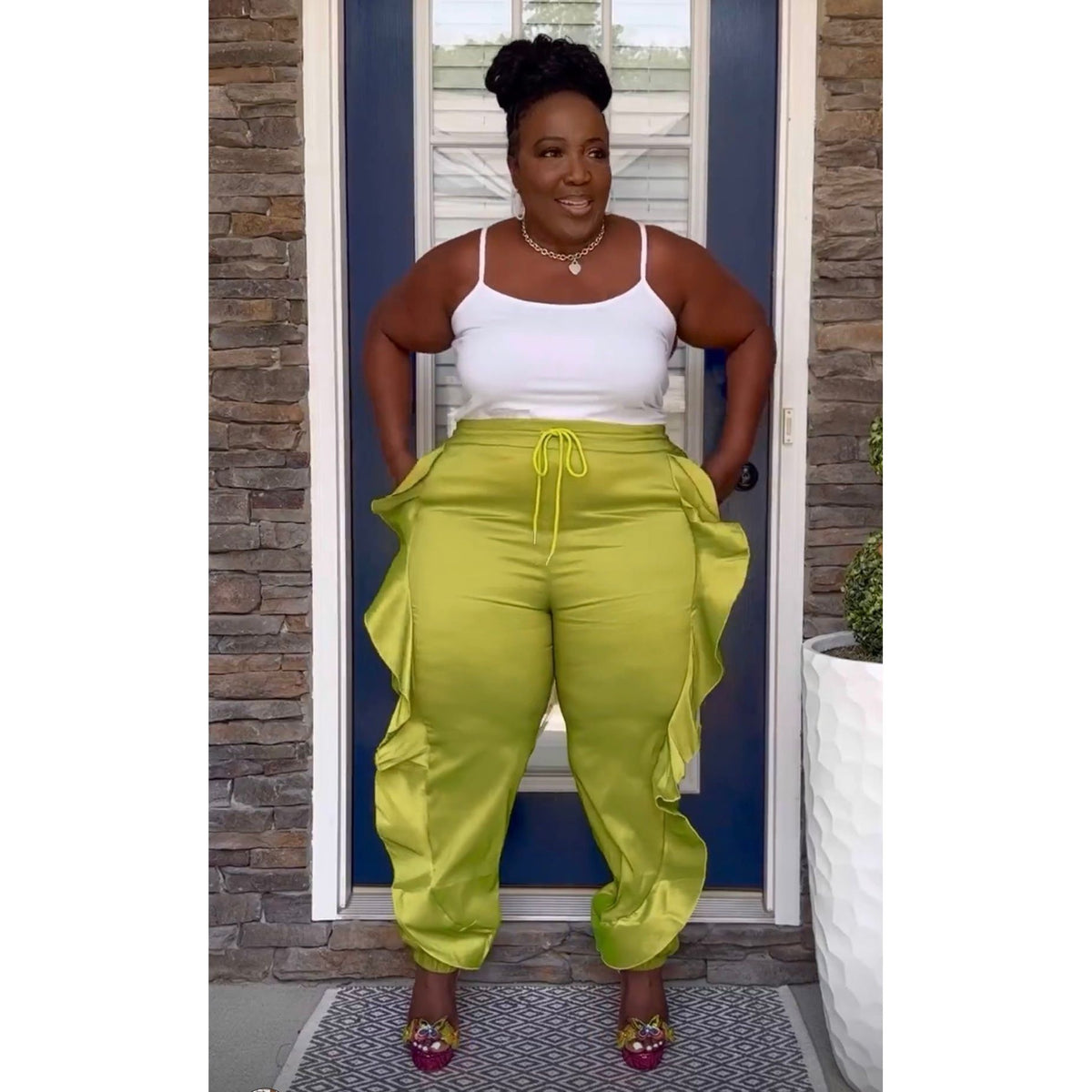 Curve Jogger in Truffle